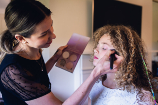 Wedding guest makeup